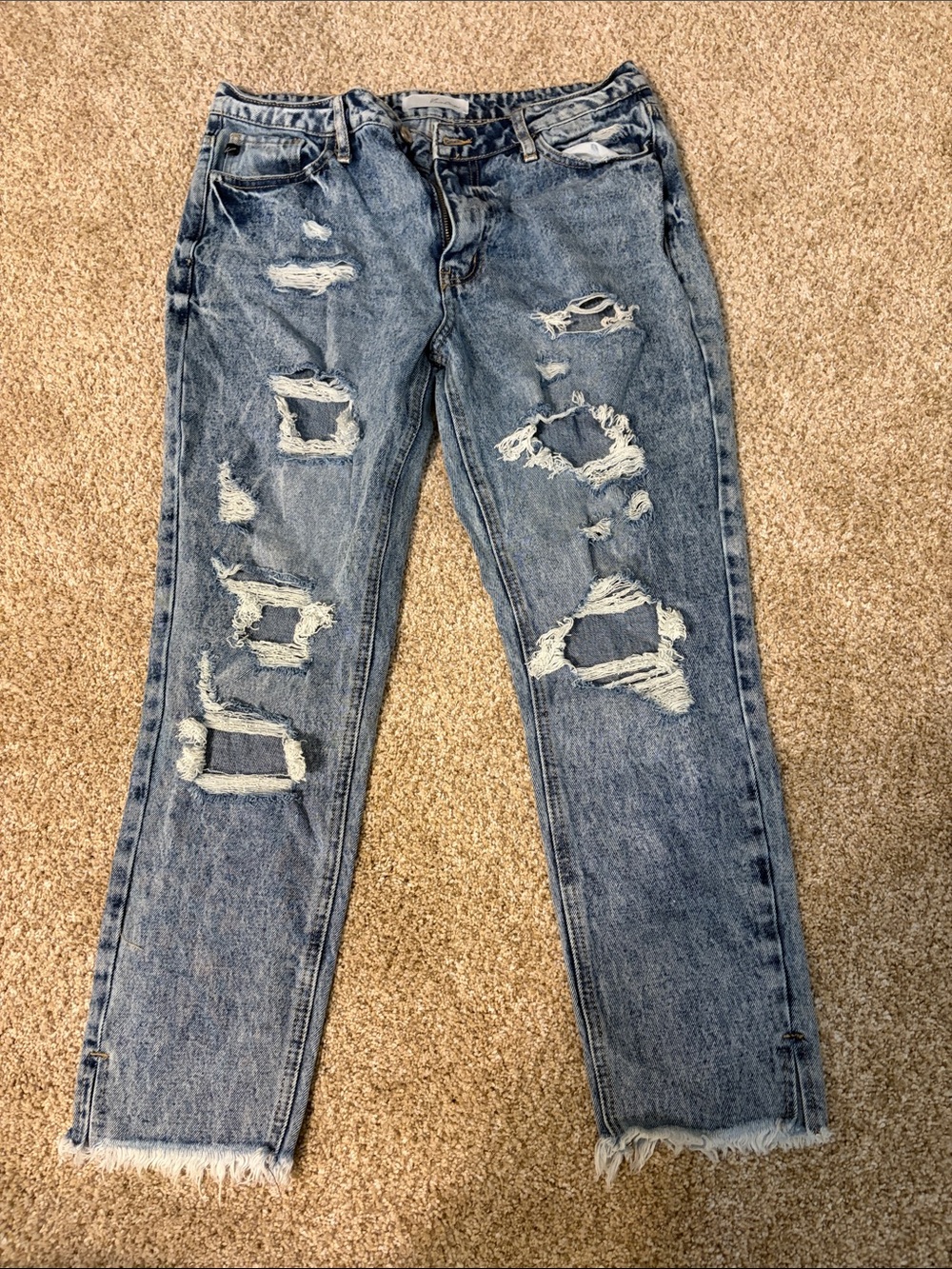 KanCan Distressed Light Blue Skinny Jeans